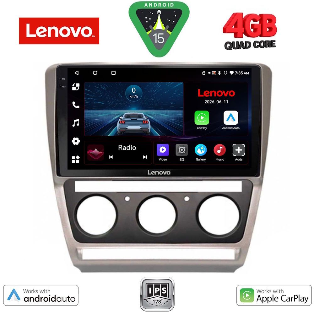 LENOVO LVE 8595SL_CPAA (10inc) MULTIMEDIA TABLET for SKODA OCTAVIA 5 mod. 2005-2012 (SILVER) LENOVO LVE 8595SL_CPAA (10inc) MULTIMEDIA TABLET for SKODA OCTAVIA 5 mod. 2005-2012 (SILVER)