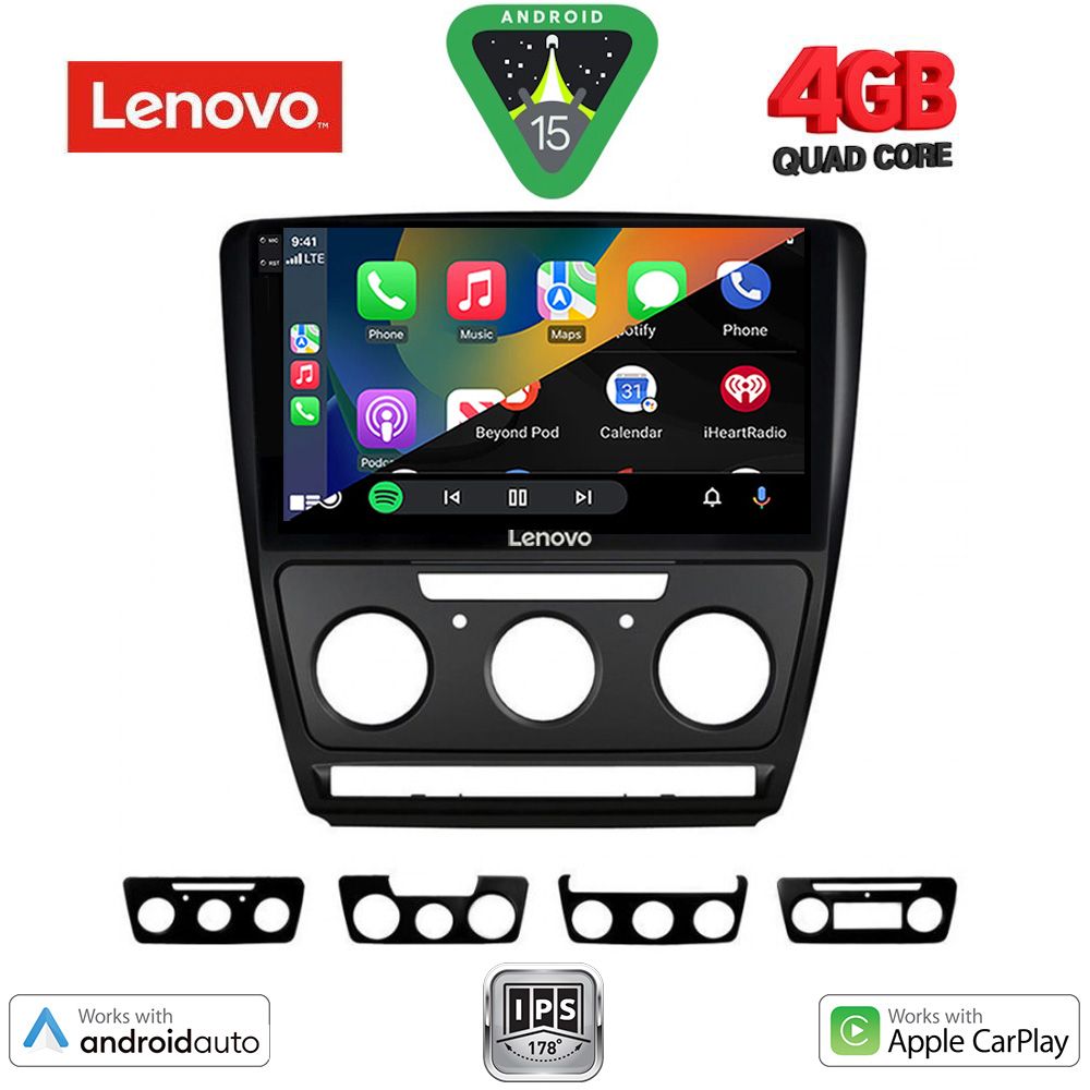 LENOVO LVE 8595BL_CPAA (10inc) MULTIMEDIA TABLET for SKODA OCTAVIA 5 mod. 2005-2012 (BLACK) LENOVO LVE 8595BL_CPAA (10inc) MULTIMEDIA TABLET for SKODA OCTAVIA 5 mod. 2005-2012 (BLACK)