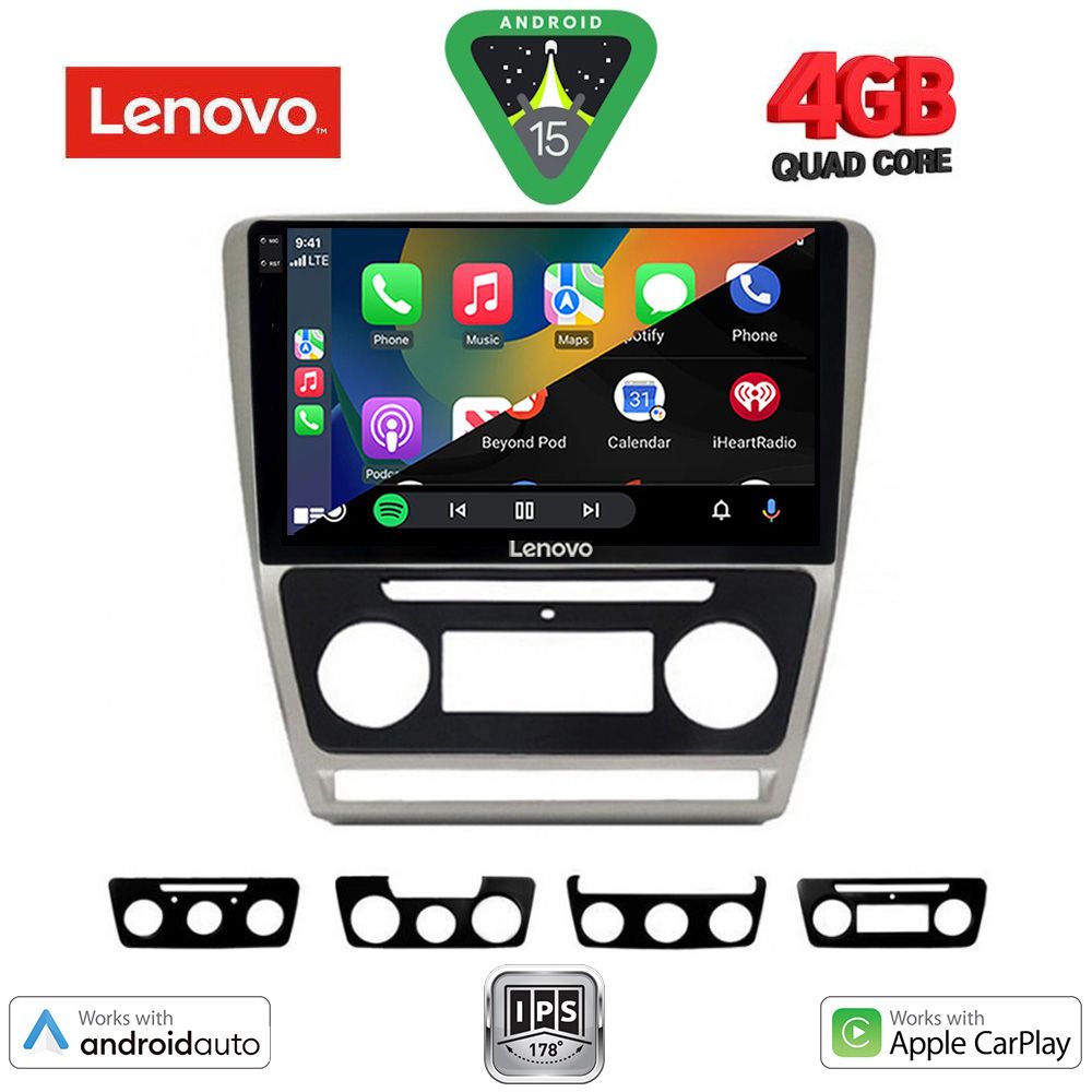 LENOVO LVE 8595SL_CPAA (10inc) MULTIMEDIA TABLET for SKODA OCTAVIA 5 mod. 2005-2012 (SILVER) LENOVO LVE 8595SL_CPAA (10inc) MULTIMEDIA TABLET for SKODA OCTAVIA 5 mod. 2005-2012 (SILVER)