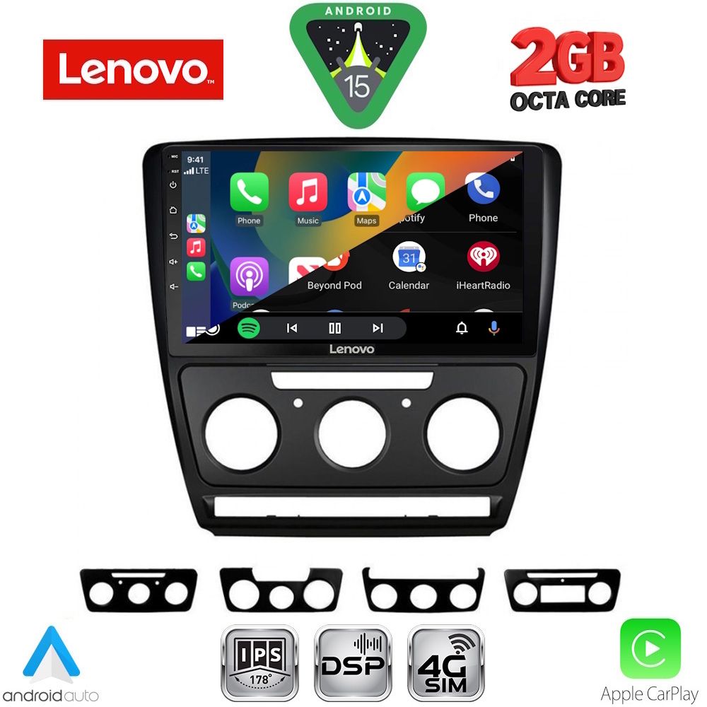 LENOVO LVF 5595BL_CPA (10inc) MULTIMEDIA TABLET for SKODA OCTAVIA 5 mod. 2005-2012 (BLACK) LENOVO LVF 5595BL_CPA (10inc) MULTIMEDIA TABLET for SKODA OCTAVIA 5 mod. 2005-2012 (BLACK)