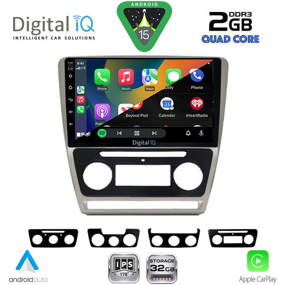 DIGITAL IQ RSD 1595SL_CPA (10inc) MULTIMEDIA TABLET for SKODA OCTAVIA 5 mod. 2005-2012 (SILVER) DIGITAL IQ RSD 1595SL_CPA (10inc) MULTIMEDIA TABLET for SKODA OCTAVIA 5 mod. 2005-2012 (SILVER)