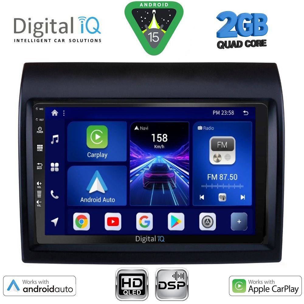 DIGITAL IQ BXC 3141_CPAA (9inc) MULTIMEDIA TABLET for FIAT DUCATO – CITROEN JUMPER – PEUGEOT BOXER mod. 2011-2021 DIGITAL IQ BXC 3141_CPAA (9inc) MULTIMEDIA TABLET for FIAT DUCATO – CITROEN JUMPER – PEUGEOT BOXER mod. 2011-2021