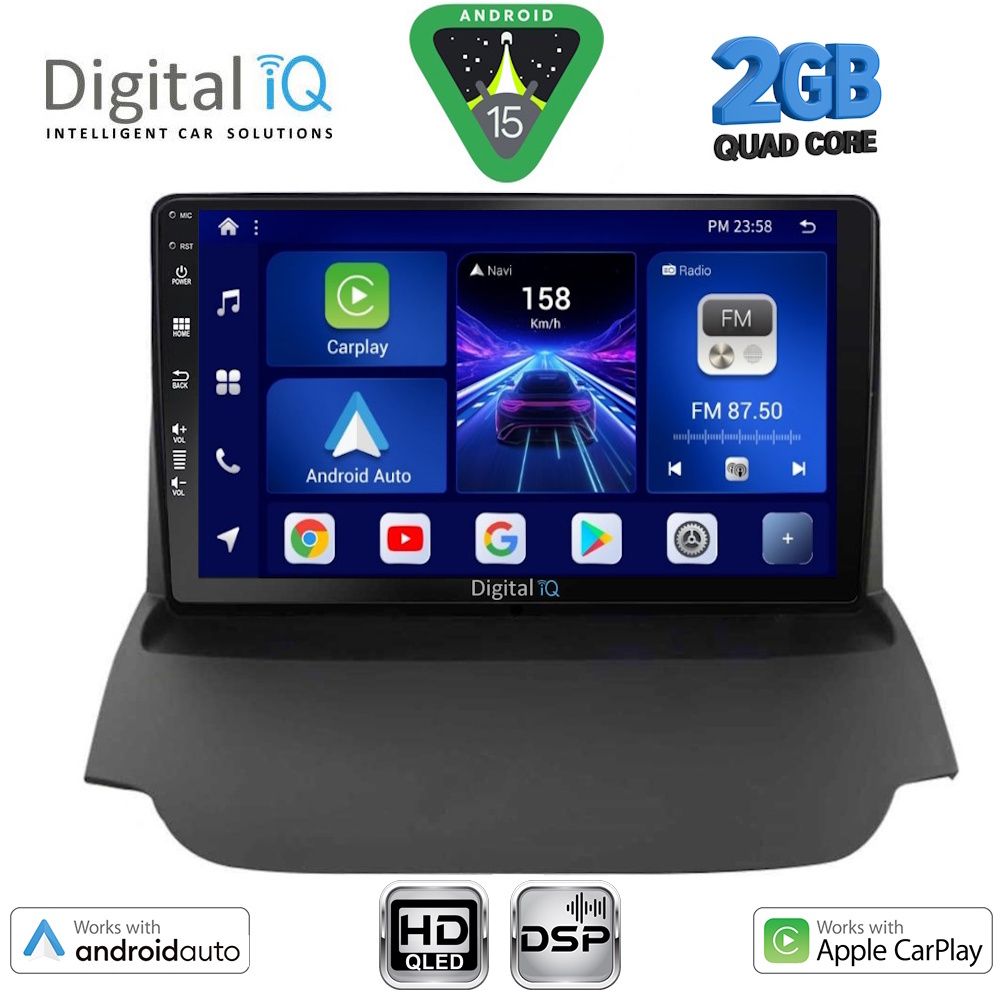 DIGITAL IQ BXC 3150_CPAA (9inc) MULTIMEDIA TABLET for FORD ECOSPORT mod. 2012-2018 DIGITAL IQ BXC 3150_CPAA (9inc) MULTIMEDIA TABLET for FORD ECOSPORT mod. 2012-2018