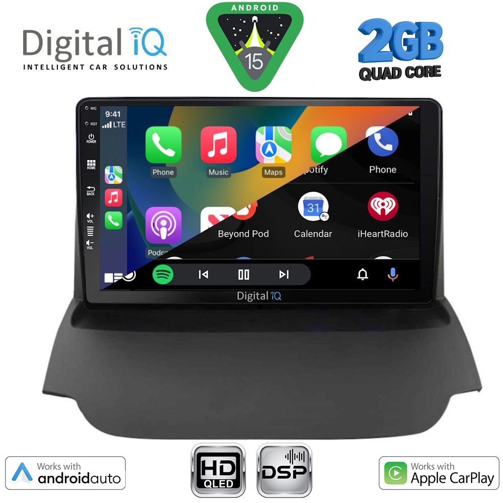 DIGITAL IQ BXC 3150_CPAA (9inc) MULTIMEDIA TABLET for FORD ECOSPORT mod. 2012-2018 DIGITAL IQ BXC 3150_CPAA (9inc) MULTIMEDIA TABLET for FORD ECOSPORT mod. 2012-2018