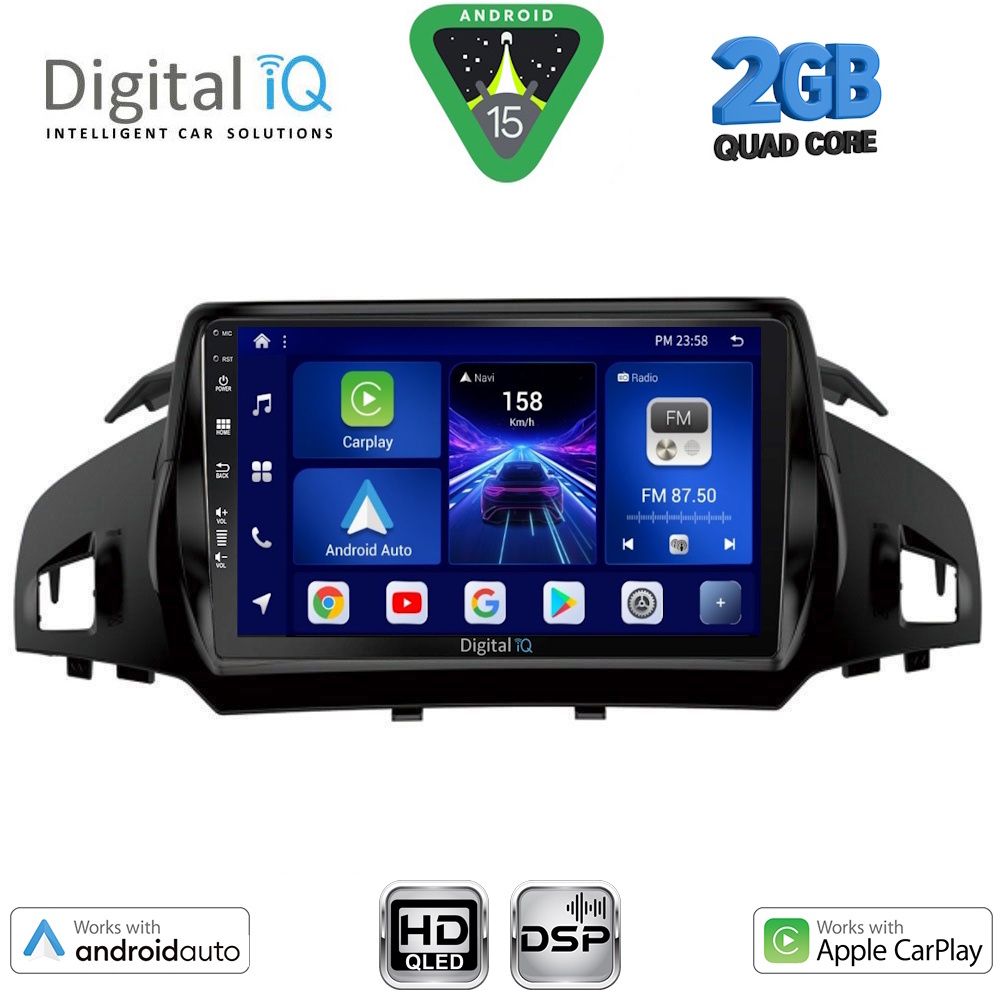 DIGITAL IQ BXC 3160_CPAA (9inc) MULTIMEDIA TABLET for FORD KUGA mod. 2013-2019 – CMAX mod. 2011-2019 DIGITAL IQ BXC 3160_CPAA (9inc) MULTIMEDIA TABLET for FORD KUGA mod. 2013-2019 – CMAX mod. 2011-2019