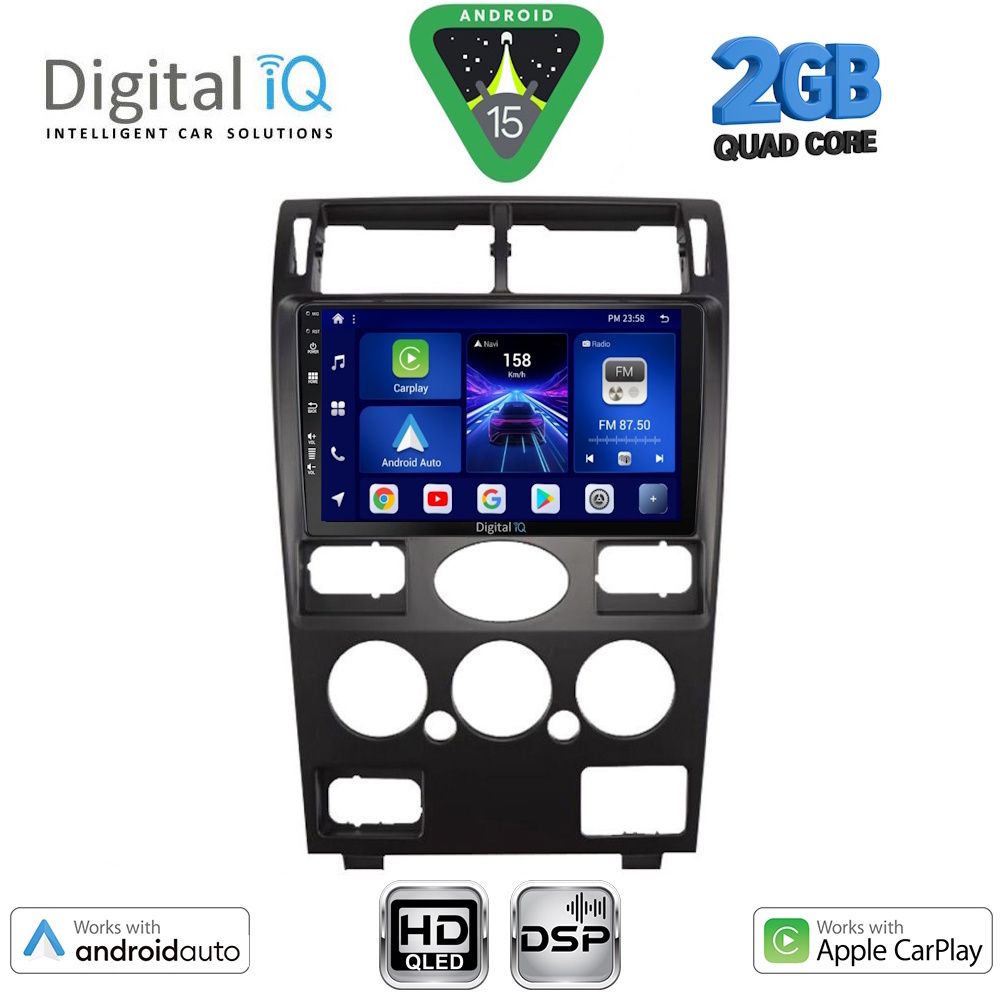 DIGITAL IQ BXC 3161B_CPAA (9inc) MULTIMEDIA TABLET for FORD MONDEO mod. 2003-2006 DIGITAL IQ BXC 3161B_CPAA (9inc) MULTIMEDIA TABLET for FORD MONDEO mod. 2003-2006
