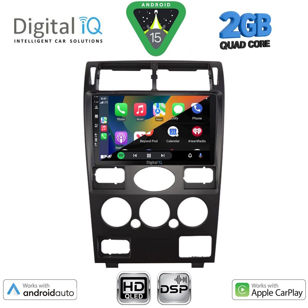DIGITAL IQ BXC 3161B_CPAA (9inc) MULTIMEDIA TABLET for FORD MONDEO mod. 2003-2006 DIGITAL IQ BXC 3161B_CPAA (9inc) MULTIMEDIA TABLET for FORD MONDEO mod. 2003-2006