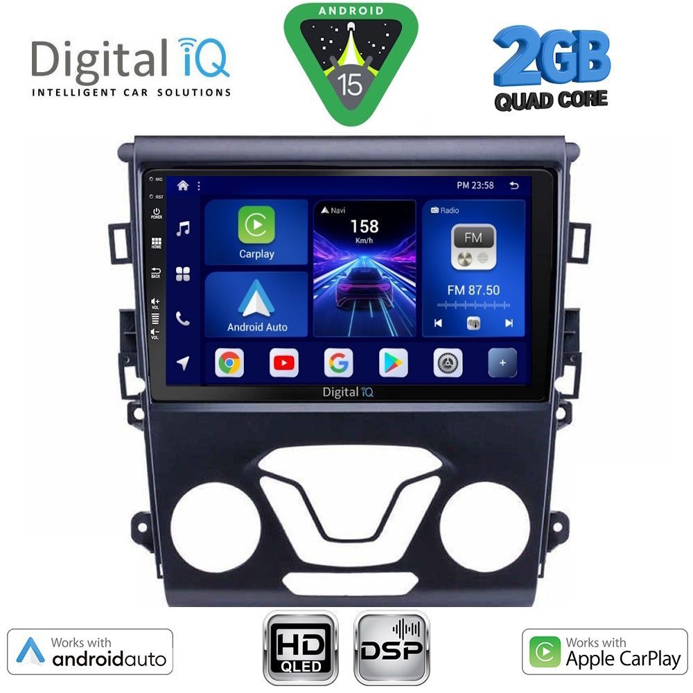 DIGITAL IQ BXC 3164_CPAA A/C (9inc) MULTIMEDIA TABLET for FORD MONDEO mod. 2014-2023 DIGITAL IQ BXC 3164_CPAA A/C (9inc) MULTIMEDIA TABLET for FORD MONDEO mod. 2014-2023