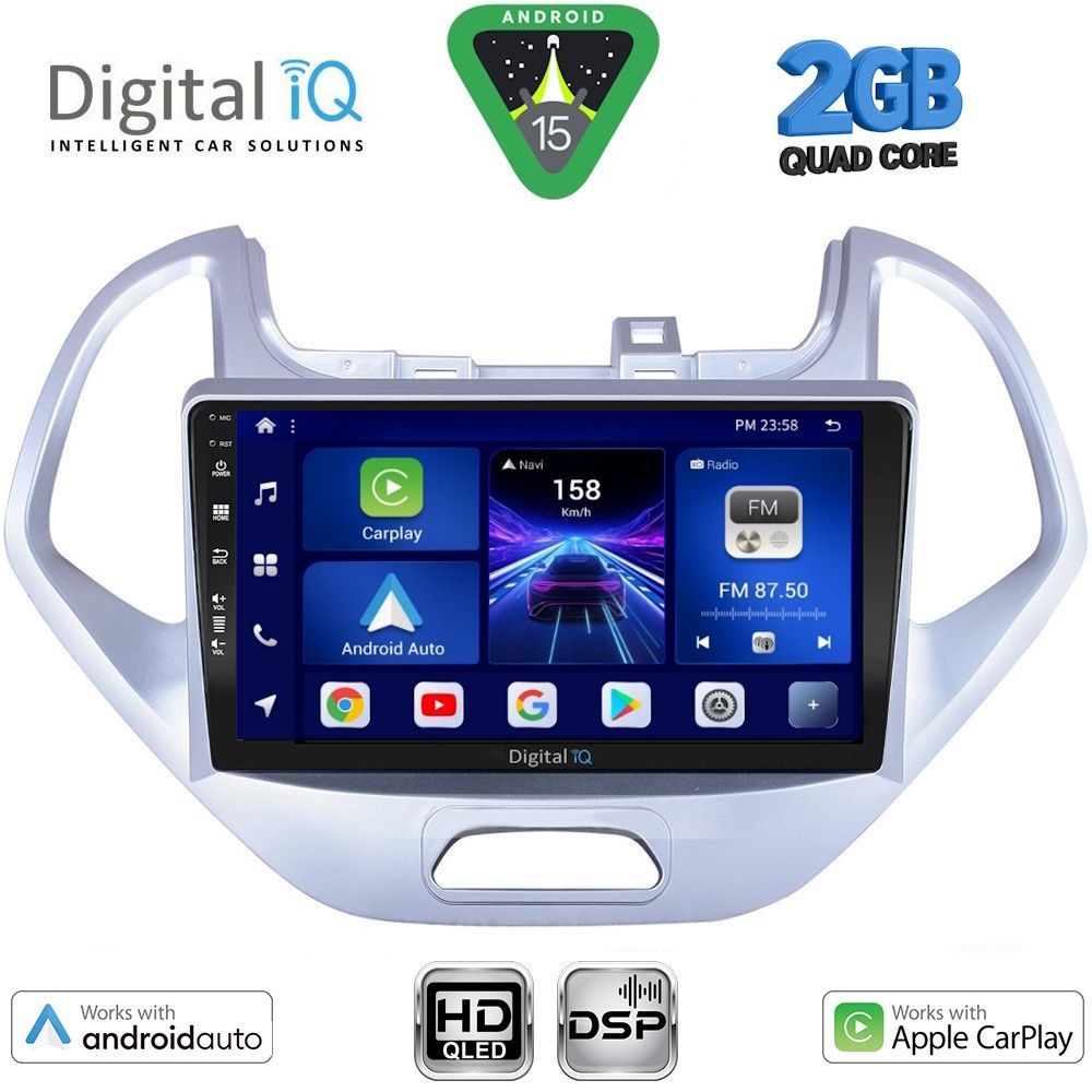 DIGITAL IQ BXC 3167LO_CPAA (9inc) MULTIMEDIA TABLET for FORD KA mod. 2017-2024 DIGITAL IQ BXC 3167LO_CPAA (9inc) MULTIMEDIA TABLET for FORD KA mod. 2017-2024