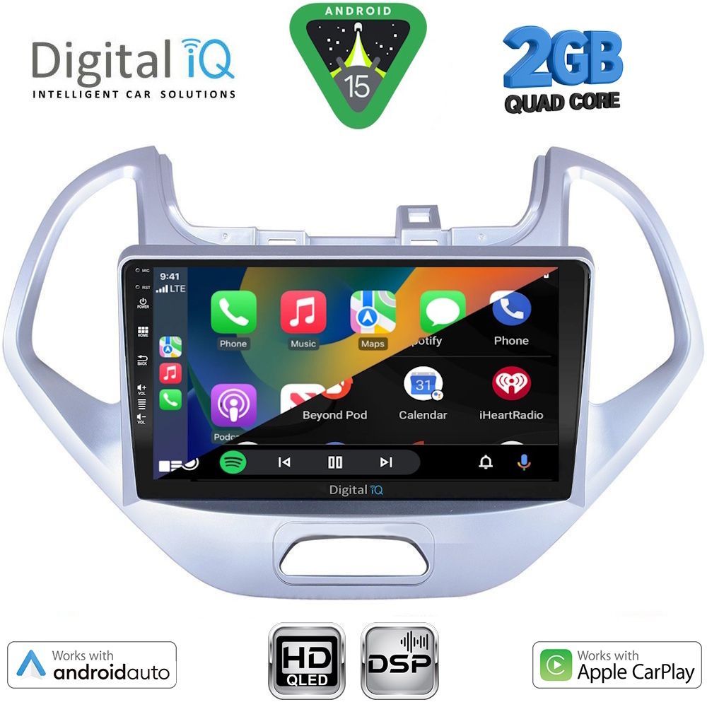 DIGITAL IQ BXC 3167LO_CPAA (9inc) MULTIMEDIA TABLET for FORD KA mod. 2017-2024 DIGITAL IQ BXC 3167LO_CPAA (9inc) MULTIMEDIA TABLET for FORD KA mod. 2017-2024