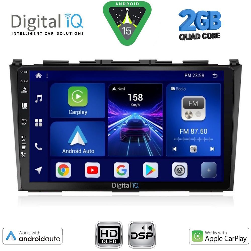 DIGITAL IQ BXC 3197_CPAA (9inc) MULTIMEDIA TABLET for HONDA CRV mod. 2006-2012 DIGITAL IQ BXC 3197_CPAA (9inc) MULTIMEDIA TABLET for HONDA CRV mod. 2006-2012