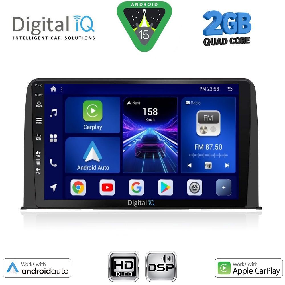 DIGITAL IQ BXC 3199_CPAA (10inc) MULTIMEDIA TABLET for HONDA CRV mod. 2017-2023 DIGITAL IQ BXC 3199_CPAA (10inc) MULTIMEDIA TABLET for HONDA CRV mod. 2017-2023