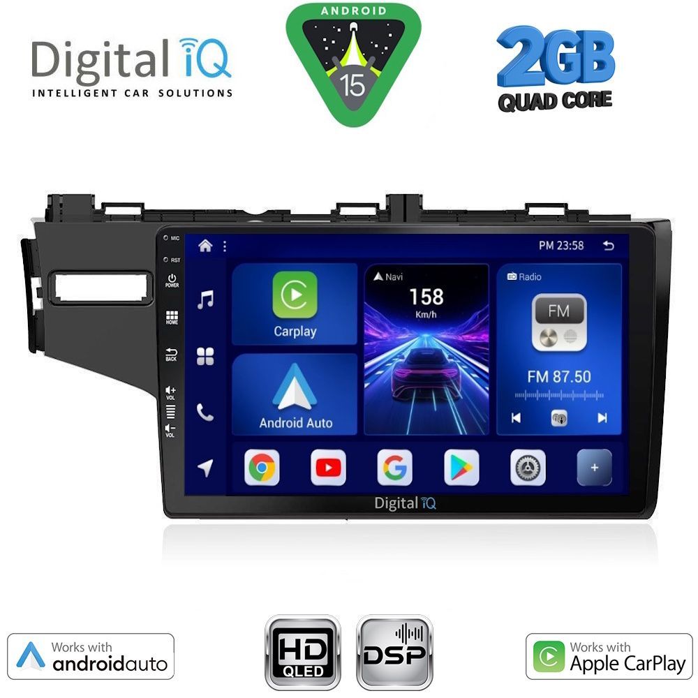 DIGITAL IQ BXC 3212_CPAA (10inc) MULTIMEDIA TABLET for HONDA JAZZ mod. 2013-2019 DIGITAL IQ BXC 3212_CPAA (10inc) MULTIMEDIA TABLET for HONDA JAZZ mod. 2013-2019