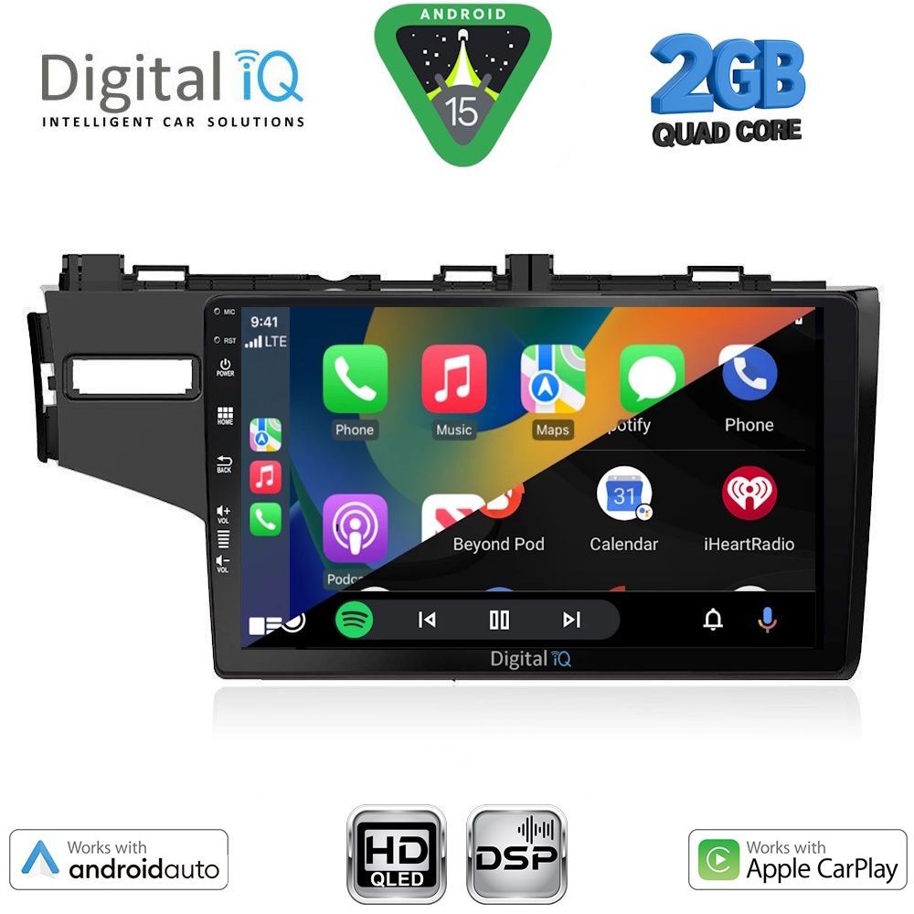 DIGITAL IQ BXC 3212_CPAA (10inc) MULTIMEDIA TABLET for HONDA JAZZ mod. 2013-2019 DIGITAL IQ BXC 3212_CPAA (10inc) MULTIMEDIA TABLET for HONDA JAZZ mod. 2013-2019