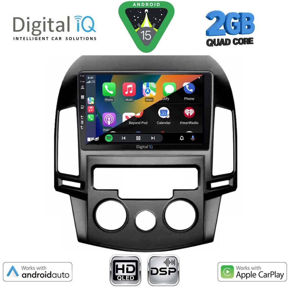 DIGITAL IQ BXC 3231_CPAA A/C (9inc) MULTIMEDIA TABLET for HYUNDAI i30 mod. 2007-2012 DIGITAL IQ BXC 3231_CPAA A/C (9inc) MULTIMEDIA TABLET for HYUNDAI i30 mod. 2007-2012