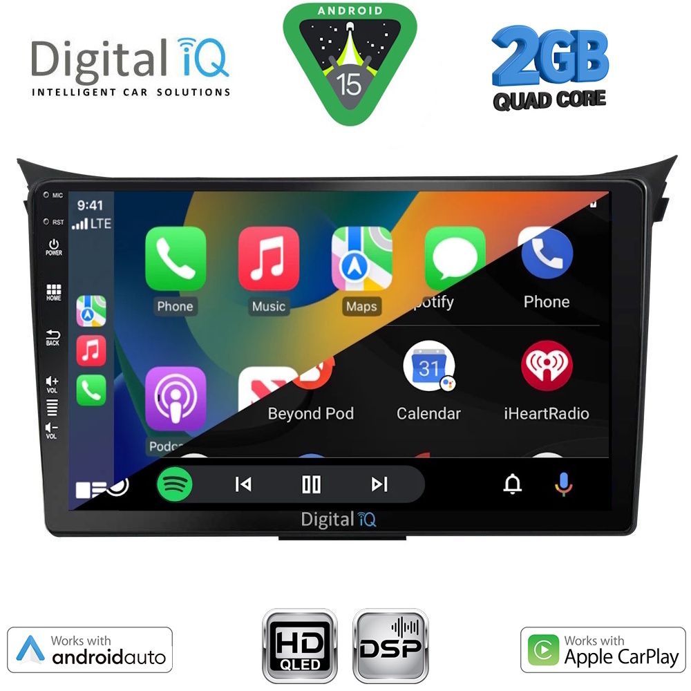 DIGITAL IQ BXC 3232_CPAA (9inc) MULTIMEDIA TABLET for HYUNDAI i30 mod. 2012-2017 DIGITAL IQ BXC 3232_CPAA (9inc) MULTIMEDIA TABLET for HYUNDAI i30 mod. 2012-2017
