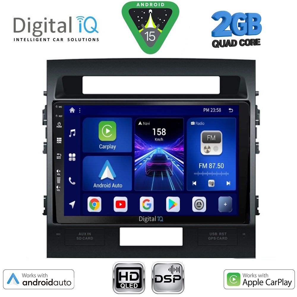 DIGITAL IQ BXC 3724_CPAA (10inc) MULTIMEDIA TABLET for TOYOTA LANDCRUISER mod. 2008-2015 DIGITAL IQ BXC 3724_CPAA (10inc) MULTIMEDIA TABLET for TOYOTA LANDCRUISER mod. 2008-2015
