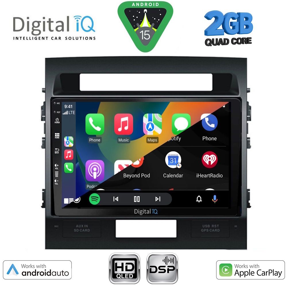 DIGITAL IQ BXC 3724_CPAA (10inc) MULTIMEDIA TABLET for TOYOTA LANDCRUISER mod. 2008-2015 DIGITAL IQ BXC 3724_CPAA (10inc) MULTIMEDIA TABLET for TOYOTA LANDCRUISER mod. 2008-2015