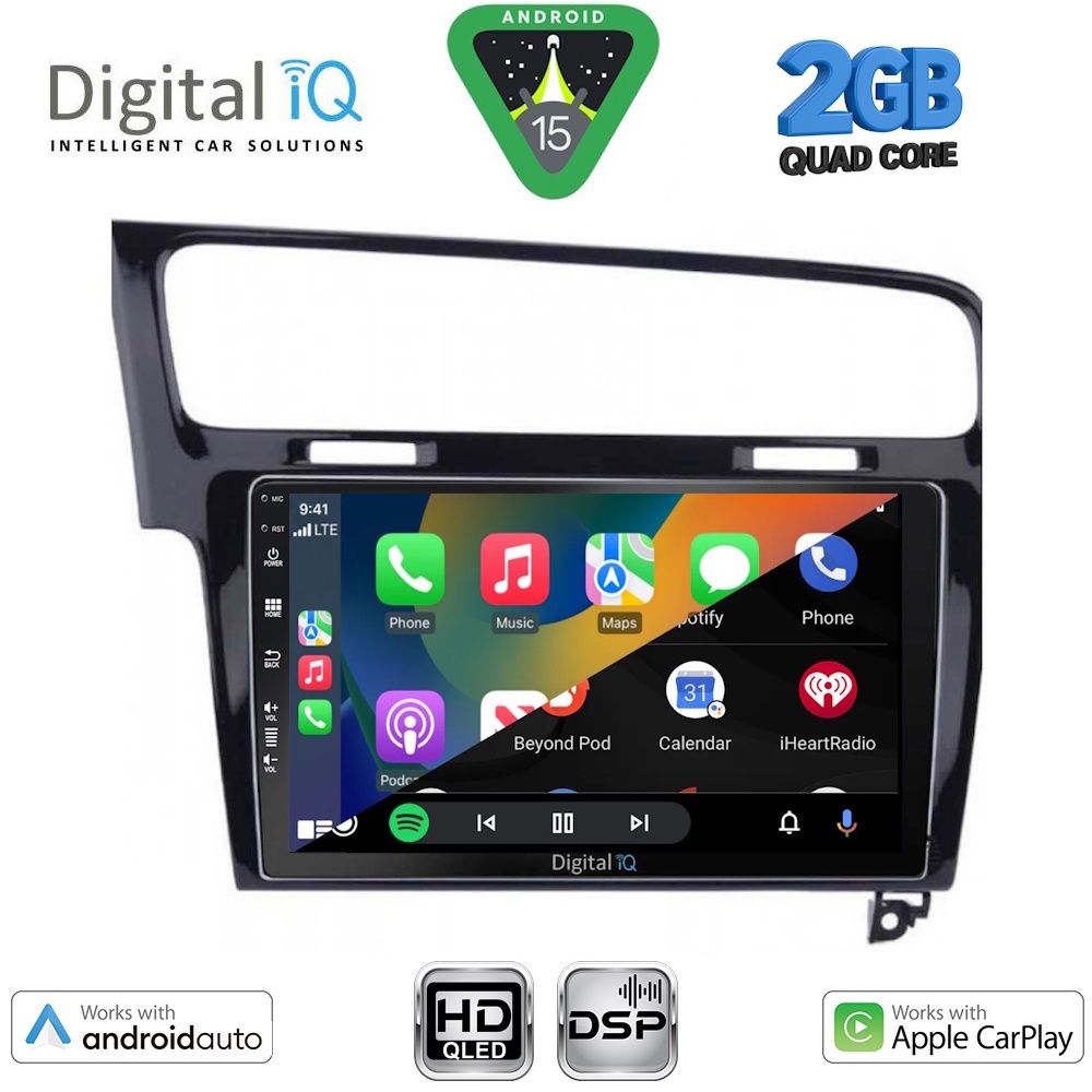 DIGITAL IQ BXC 3747BL_CPAA (10inc) MULTIMEDIA TABLET for VW GOLF 7 mod. 2013-2020 DIGITAL IQ BXC 3747BL_CPAA (10inc) MULTIMEDIA TABLET for VW GOLF 7 mod. 2013-2020