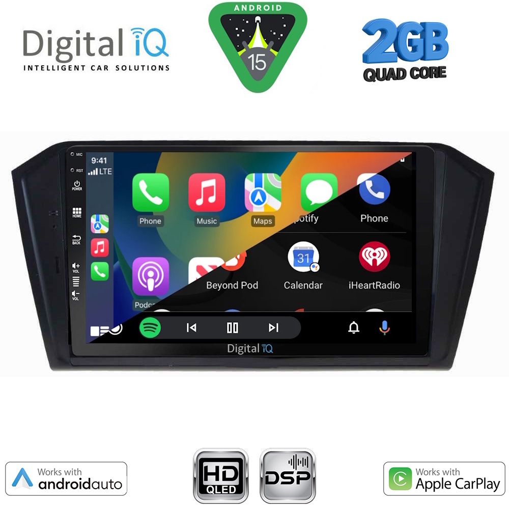 DIGITAL IQ BXC 3750_CPAA (10inc) MULTIMEDIA TABLET for VW PASSAT mod. 2016-2023 DIGITAL IQ BXC 3750_CPAA (10inc) MULTIMEDIA TABLET for VW PASSAT mod. 2016-2023
