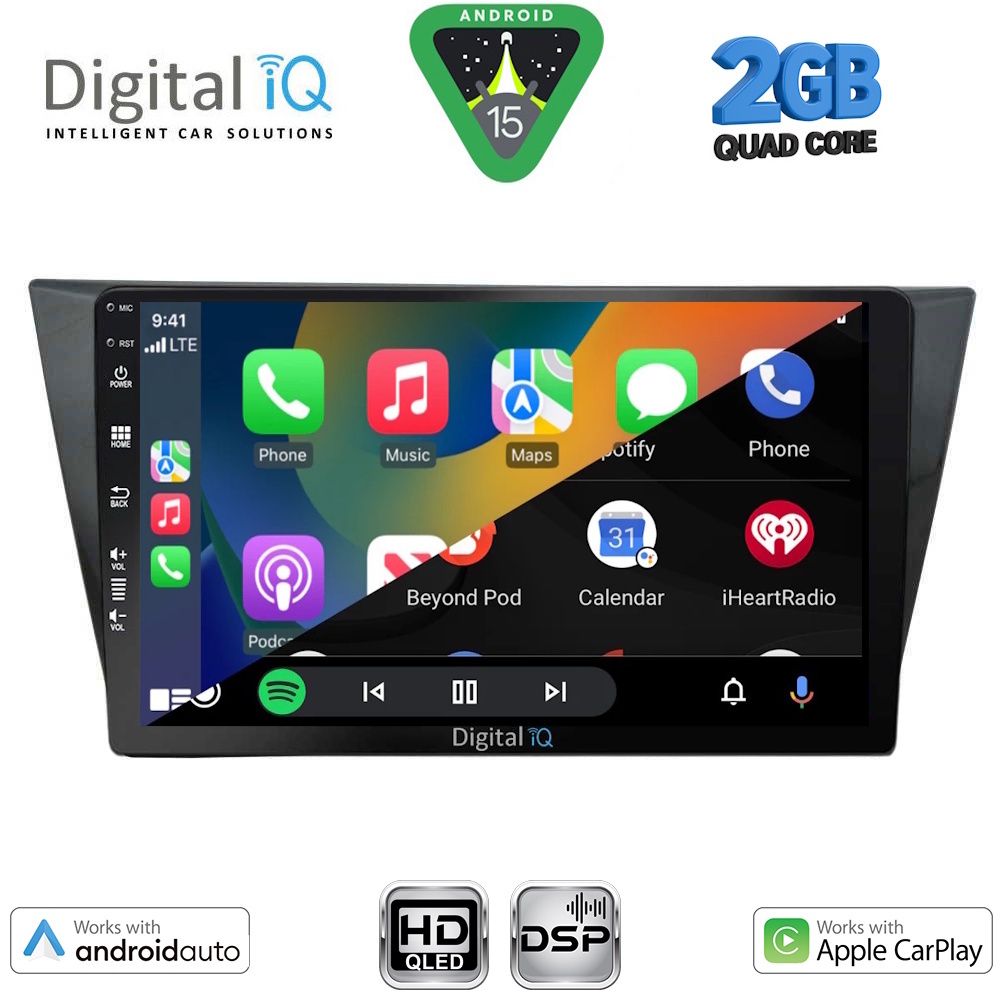 DIGITAL IQ BXC 3761_CPAA (10inc) MULTIMEDIA TABLET for VW TIGUAN mod. 2016-2024 DIGITAL IQ BXC 3761_CPAA (10inc) MULTIMEDIA TABLET for VW TIGUAN mod. 2016-2024