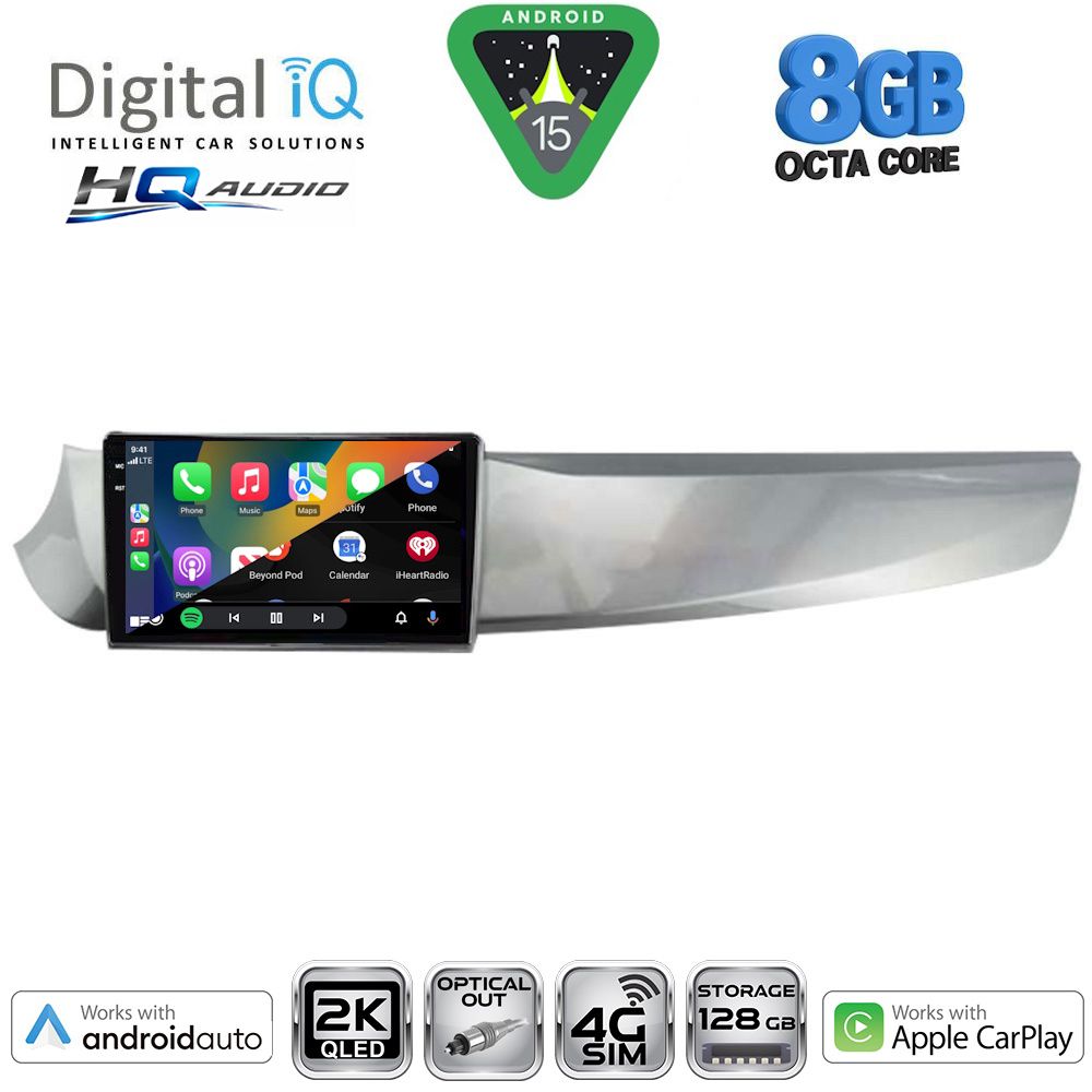 DIGITAL IQ BXK 20025_CPAA (9inc) MULTIMEDIA TABLET for ALFA ROMEO GIULIETTA mod. 2010-2014 DIGITAL IQ BXK 20025_CPAA (9inc) MULTIMEDIA TABLET for ALFA ROMEO GIULIETTA mod. 2010-2014