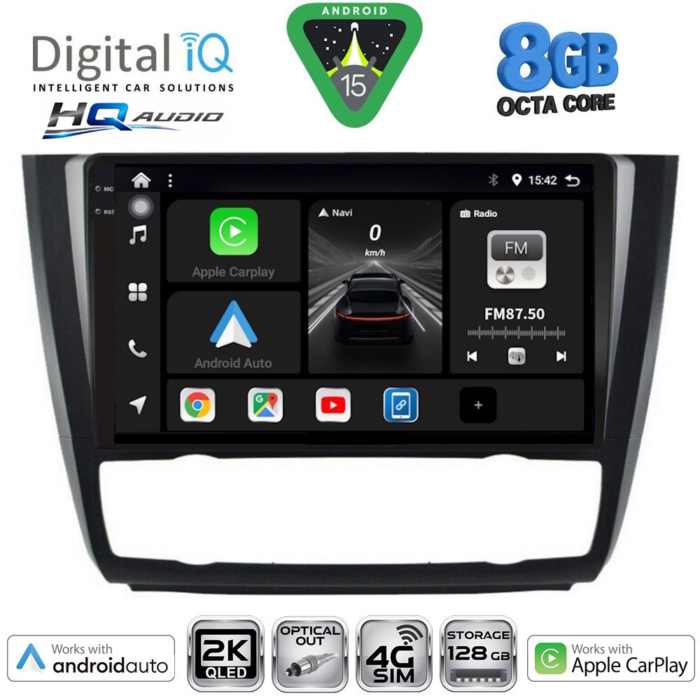 DIGITAL IQ BXK 20040_CPAA CLIMA (9inc) MULTIMEDIA TABLET for BMW S.1 (E81-82-87-88) mod. 2004-2013 DIGITAL IQ BXK 20040_CPAA CLIMA (9inc) MULTIMEDIA TABLET for BMW S.1 (E81-82-87-88) mod. 2004-2013