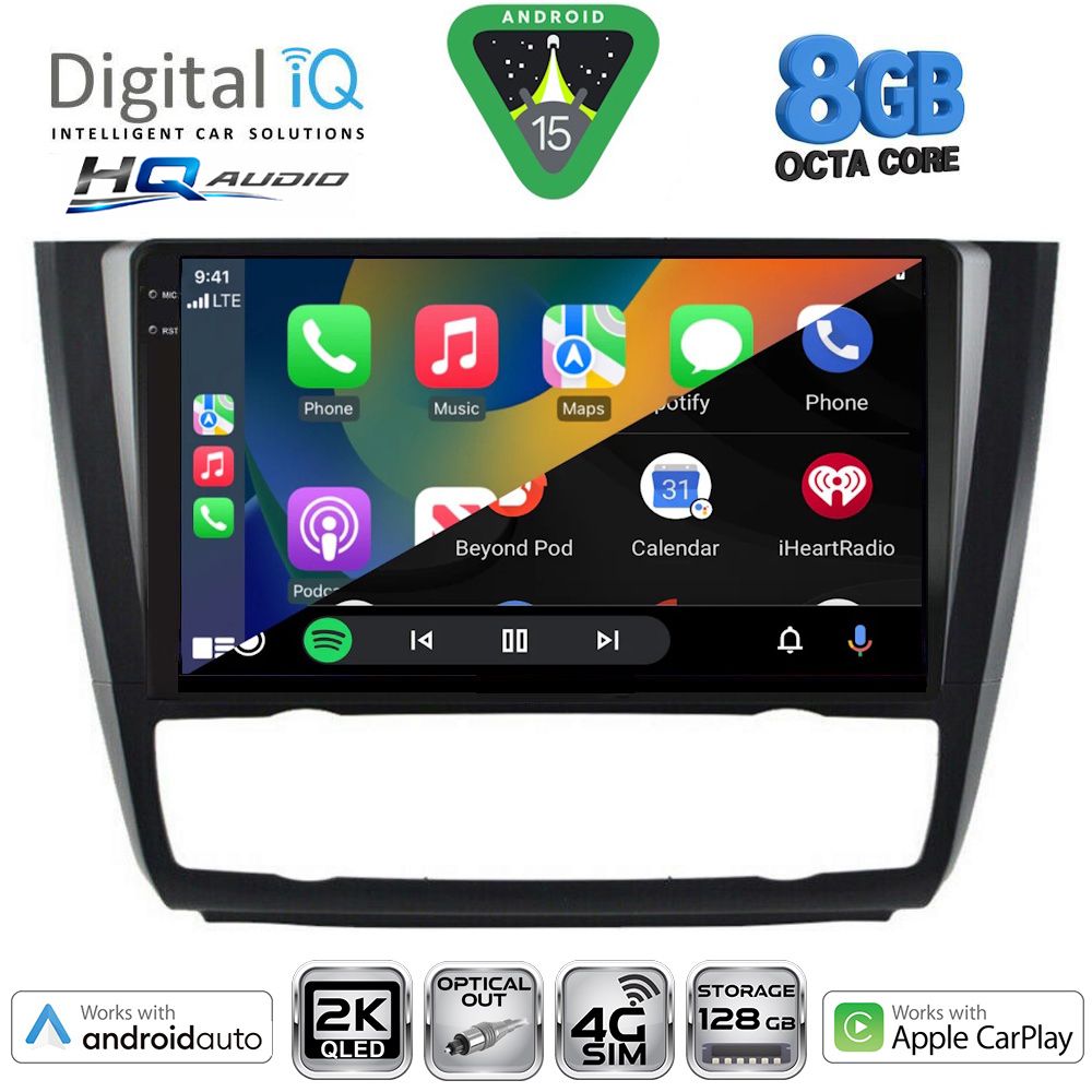 DIGITAL IQ BXK 20040_CPAA CLIMA (9inc) MULTIMEDIA TABLET for BMW S.1 (E81-82-87-88) mod. 2004-2013 DIGITAL IQ BXK 20040_CPAA CLIMA (9inc) MULTIMEDIA TABLET for BMW S.1 (E81-82-87-88) mod. 2004-2013