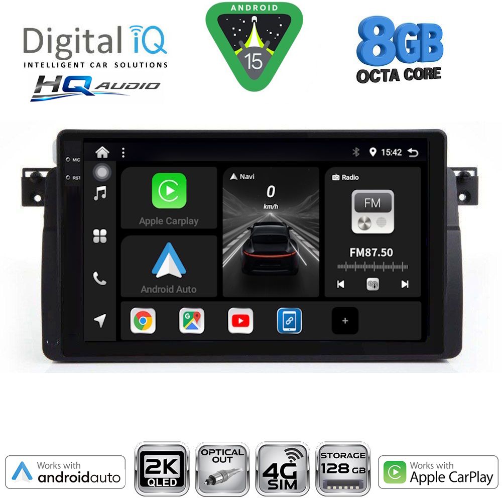 DIGITAL IQ BXK 20042_CPAA (9inc) MULTIMEDIA TABLET for BMW E46 mod. 1998-2005 DIGITAL IQ BXK 20042_CPAA (9inc) MULTIMEDIA TABLET for BMW E46 mod. 1998-2005