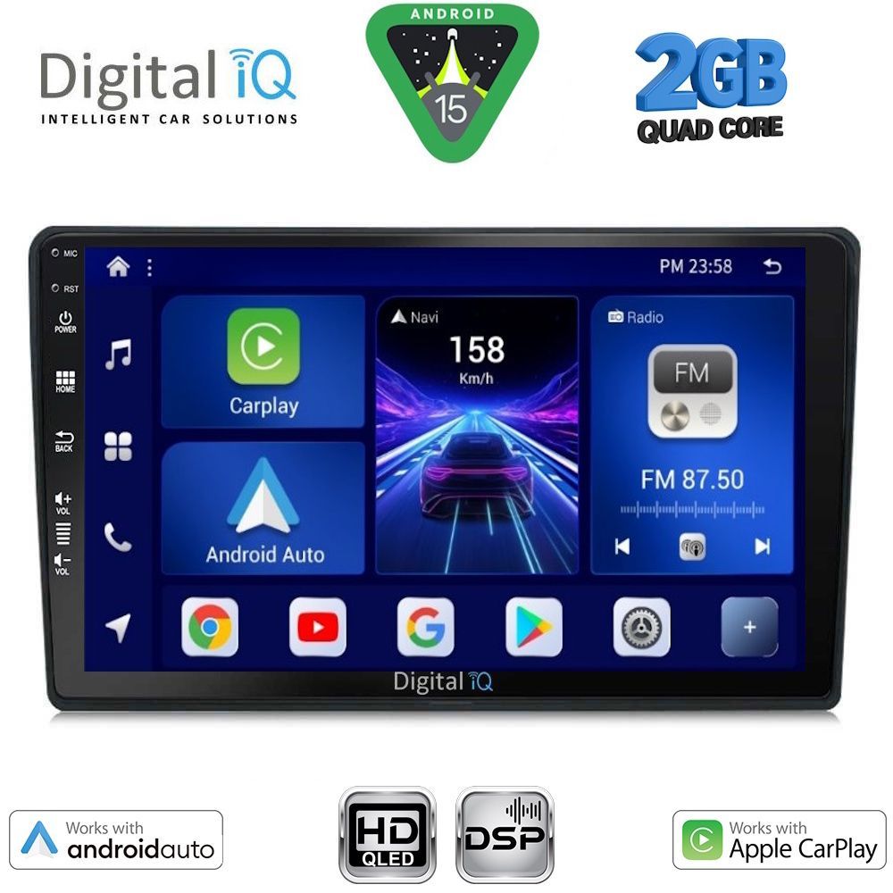 DIGITAL IQ BXC 3086_CPAA (10inc) MULTIMEDIA TABLET for CITROEN C4 - DS4 mod. 2018-2025 DIGITAL IQ BXC 3086_CPAA (10inc) MULTIMEDIA TABLET for CITROEN C4 - DS4 mod. 2018-2025
