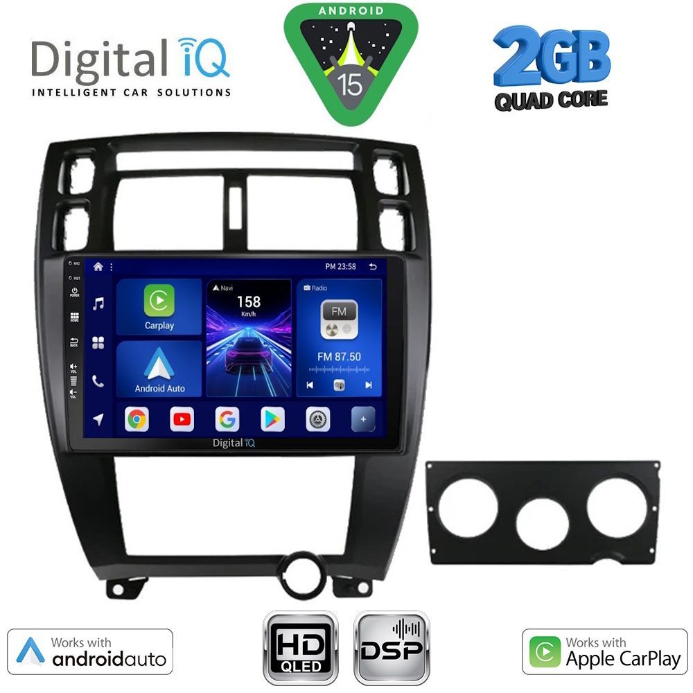 DIGITAL IQ BXC 3241BL_CPAA (10inc) MULTIMEDIA TABLET for HYUNDAI TUCSON mod. 2004-2010 (BLACK) DIGITAL IQ BXC 3241BL_CPAA (10inc) MULTIMEDIA TABLET for HYUNDAI TUCSON mod. 2004-2010 (BLACK)