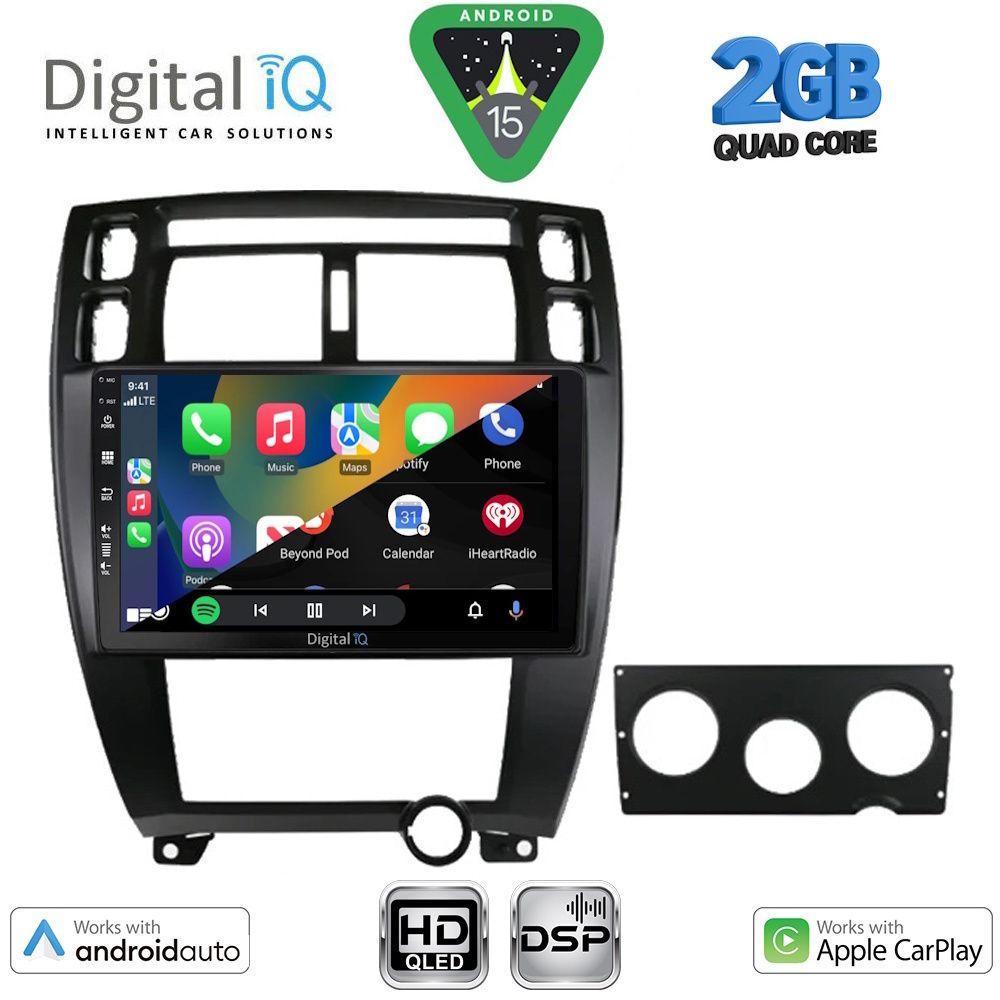 DIGITAL IQ BXC 3241BL_CPAA (10inc) MULTIMEDIA TABLET for HYUNDAI TUCSON mod. 2004-2010 (BLACK) DIGITAL IQ BXC 3241BL_CPAA (10inc) MULTIMEDIA TABLET for HYUNDAI TUCSON mod. 2004-2010 (BLACK)