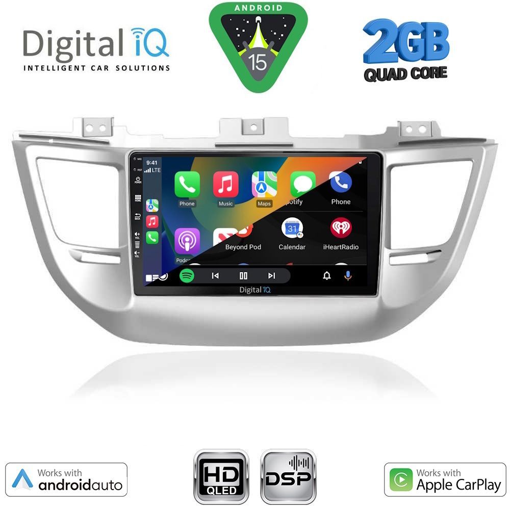 DIGITAL IQ BXC 3243_CPAA (9inc) MULTIMEDIA TABLET for HYUNDAI TUCSON mod. 2015-2019 DIGITAL IQ BXC 3243_CPAA (9inc) MULTIMEDIA TABLET for HYUNDAI TUCSON mod. 2015-2019