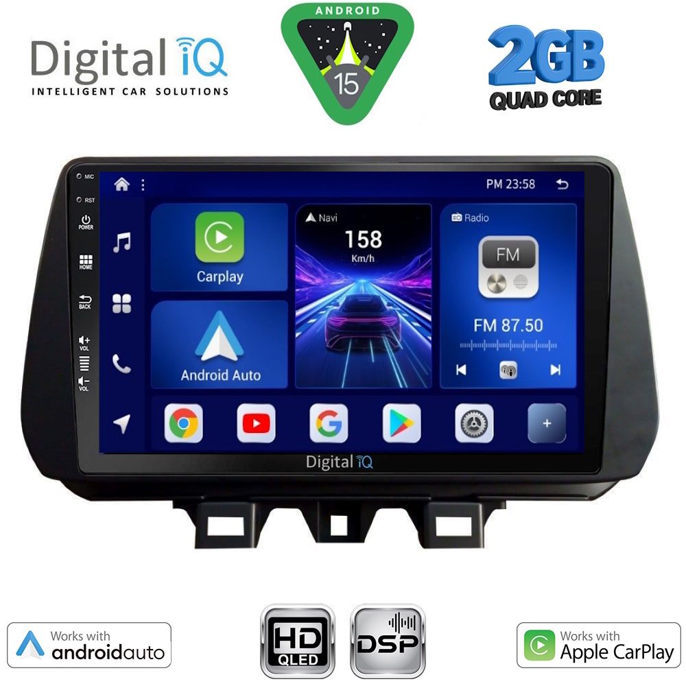 DIGITAL IQ BXC 3244_CPAA (9inc) MULTIMEDIA TABLET for HYUNDAI TUCSON mod. 2019-2023 DIGITAL IQ BXC 3244_CPAA (9inc) MULTIMEDIA TABLET for HYUNDAI TUCSON mod. 2019-2023
