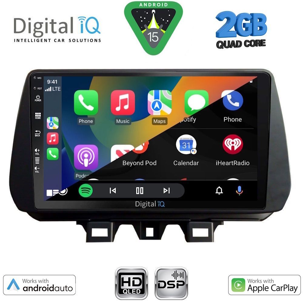 DIGITAL IQ BXC 3244_CPAA (9inc) MULTIMEDIA TABLET for HYUNDAI TUCSON mod. 2019-2023 DIGITAL IQ BXC 3244_CPAA (9inc) MULTIMEDIA TABLET for HYUNDAI TUCSON mod. 2019-2023