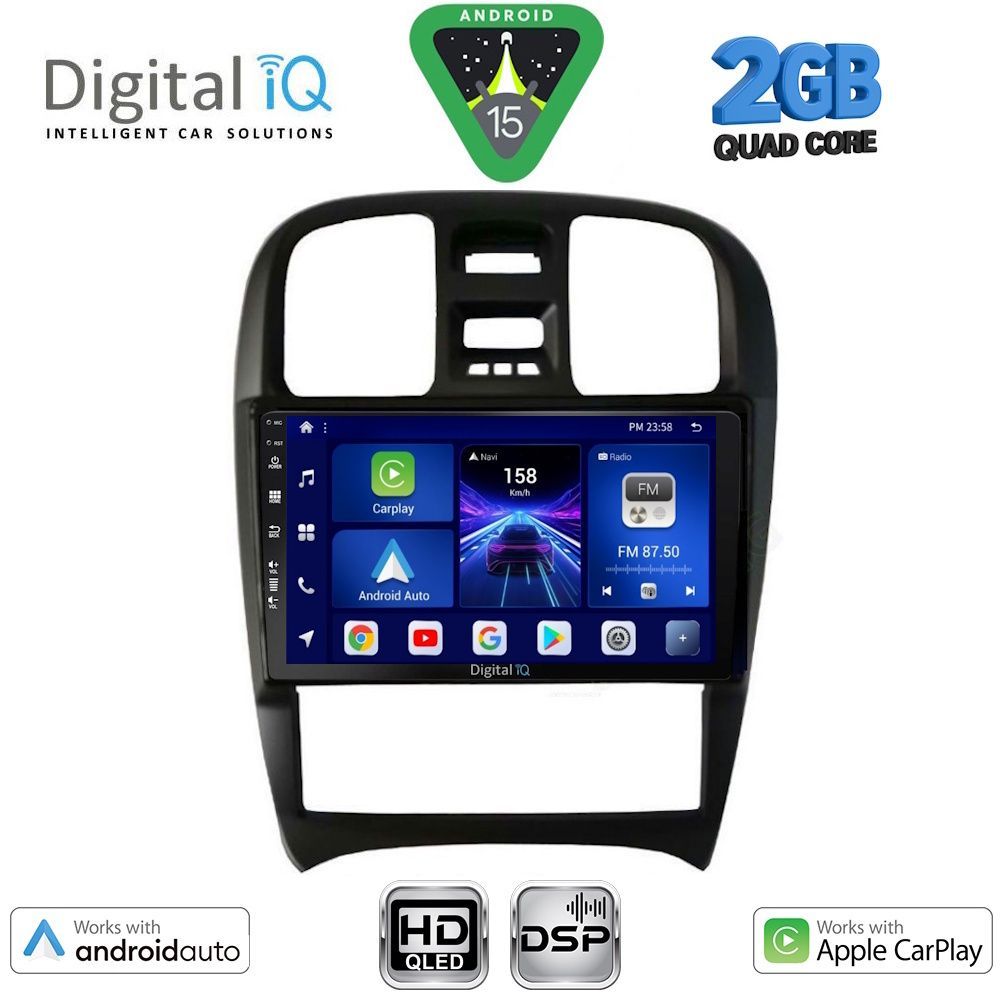 DIGITAL IQ BXC 3247_CPAA (9inc) MULTIMEDIA TABLET for HYUNDAI SONATA mod. 2000-2006 DIGITAL IQ BXC 3247_CPAA (9inc) MULTIMEDIA TABLET for HYUNDAI SONATA mod. 2000-2006