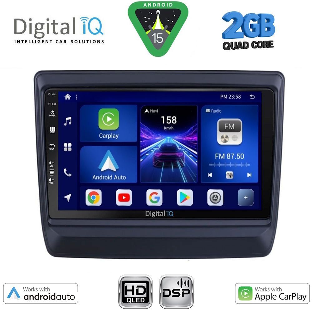 DIGITAL IQ BXC 3256_CPAA (9inc) MULTIMEDIA TABLET for ISUZU DMAX mod. 2020-2026 DIGITAL IQ BXC 3256_CPAA (9inc) MULTIMEDIA TABLET for ISUZU DMAX mod. 2020-2026
