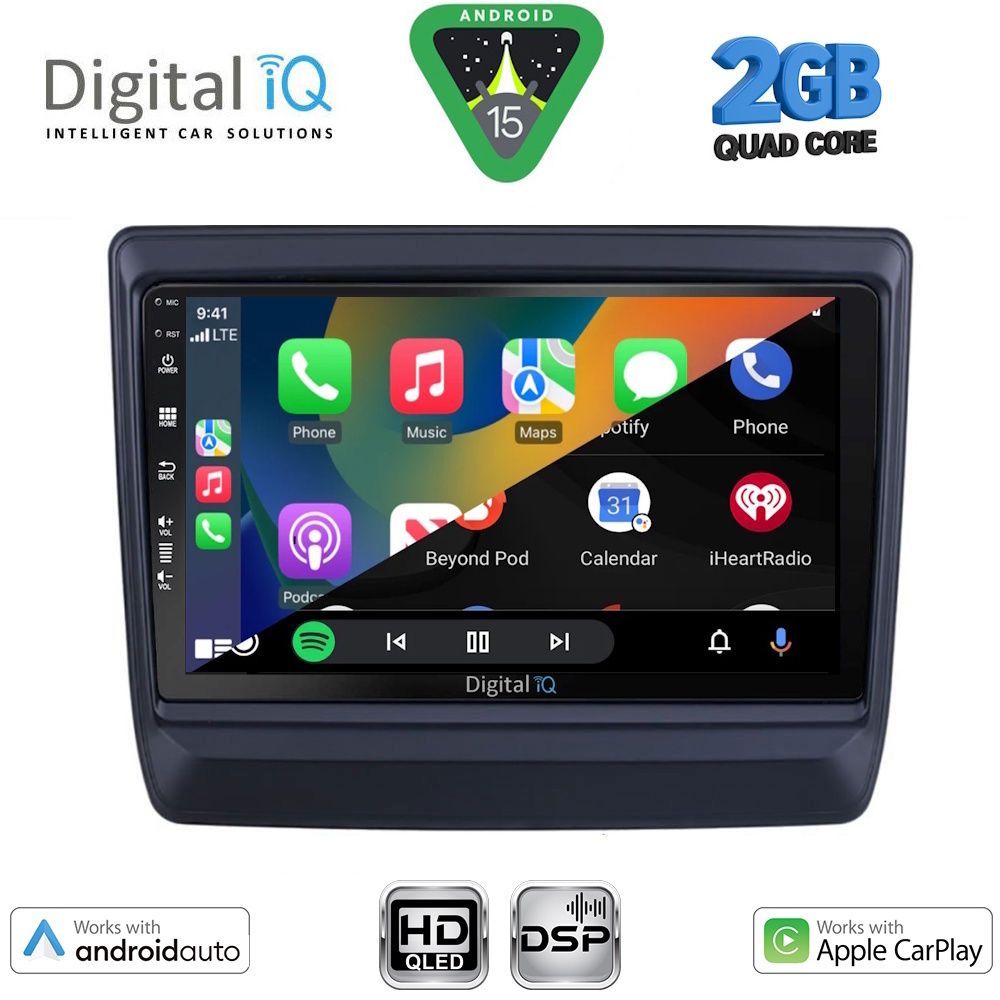 DIGITAL IQ BXC 3256_CPAA (9inc) MULTIMEDIA TABLET for ISUZU DMAX mod. 2020-2026 DIGITAL IQ BXC 3256_CPAA (9inc) MULTIMEDIA TABLET for ISUZU DMAX mod. 2020-2026