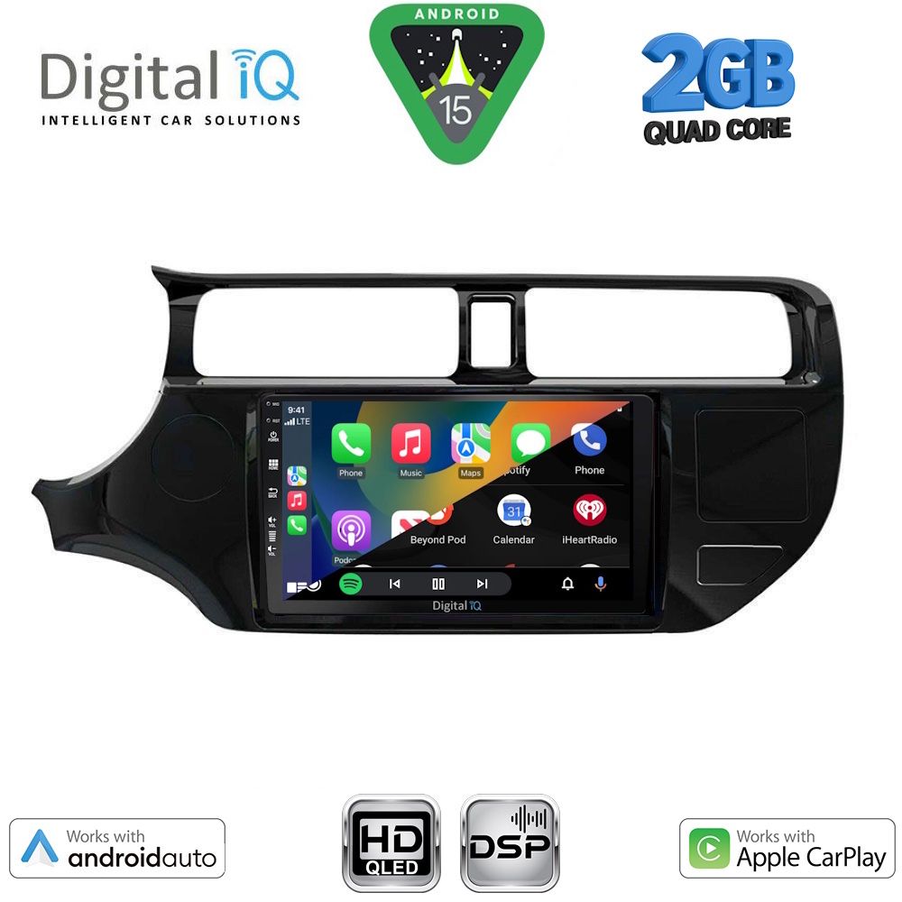 DIGITAL IQ BXC 3314_CPAA (9inc) MULTIMEDIA TABLET for KIA RIO mod. 2012-2015 DIGITAL IQ BXC 3314_CPAA (9inc) MULTIMEDIA TABLET for KIA RIO mod. 2012-2015