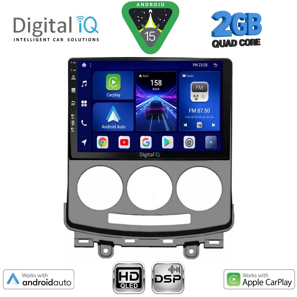DIGITAL IQ BXC 3370_CPAA (9inc) MULTIMEDIA TABLET for MAZDA 5 mod. 2004-2010 DIGITAL IQ BXC 3370_CPAA (9inc) MULTIMEDIA TABLET for MAZDA 5 mod. 2004-2010