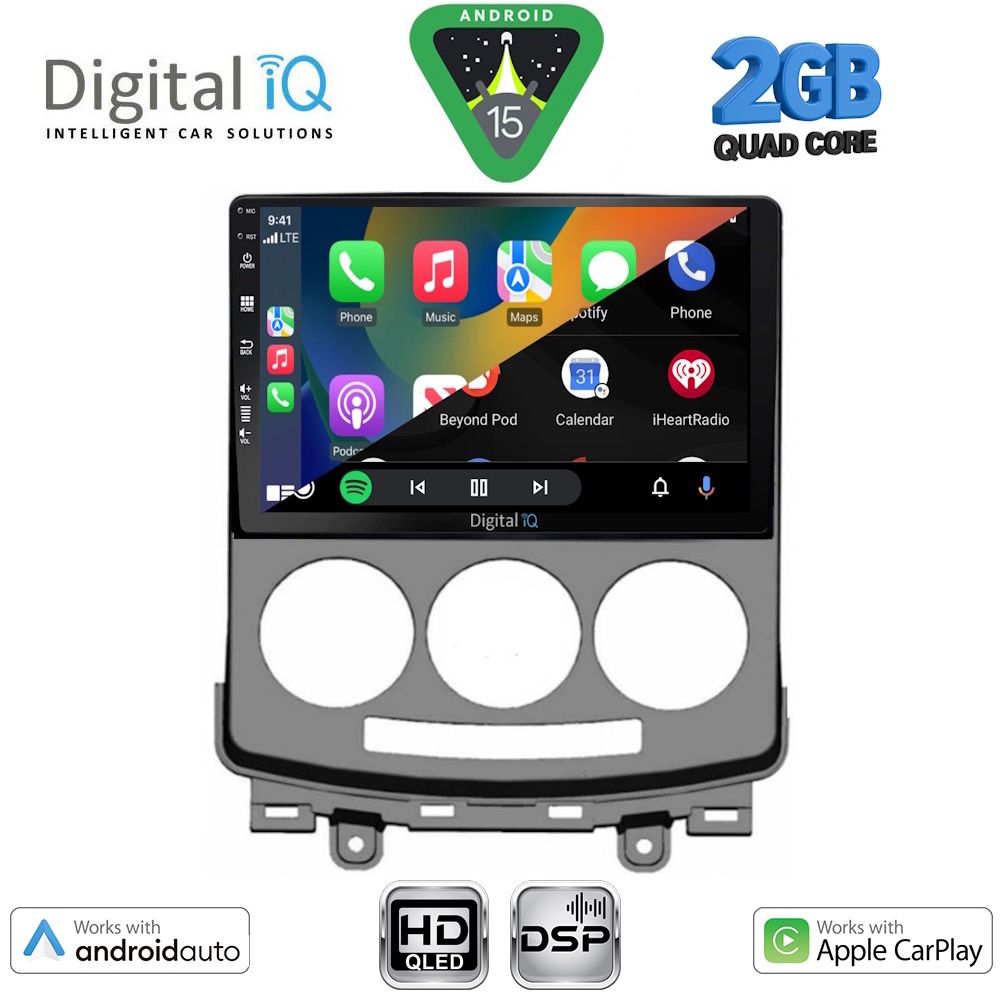 DIGITAL IQ BXC 3370_CPAA (9inc) MULTIMEDIA TABLET for MAZDA 5 mod. 2004-2010 DIGITAL IQ BXC 3370_CPAA (9inc) MULTIMEDIA TABLET for MAZDA 5 mod. 2004-2010