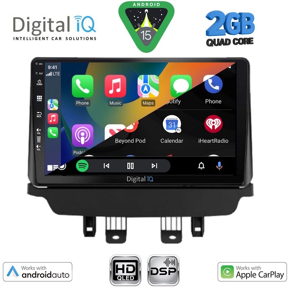 DIGITAL IQ BXC 3384_CPAA (9inc) MULTIMEDIA TABLET for MAZDA CX3 mod. 2014-2023 DIGITAL IQ BXC 3384_CPAA (9inc) MULTIMEDIA TABLET for MAZDA CX3 mod. 2014-2023