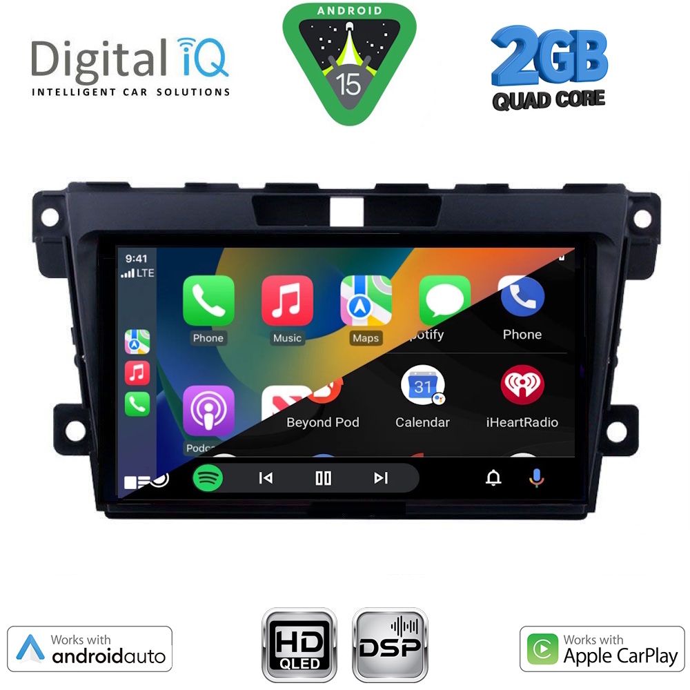 DIGITAL IQ BXC 3389_CPAA (9inc) MULTIMEDIA TABLET for MAZDA CX7 mod. 2006-2012 DIGITAL IQ BXC 3389_CPAA (9inc) MULTIMEDIA TABLET for MAZDA CX7 mod. 2006-2012