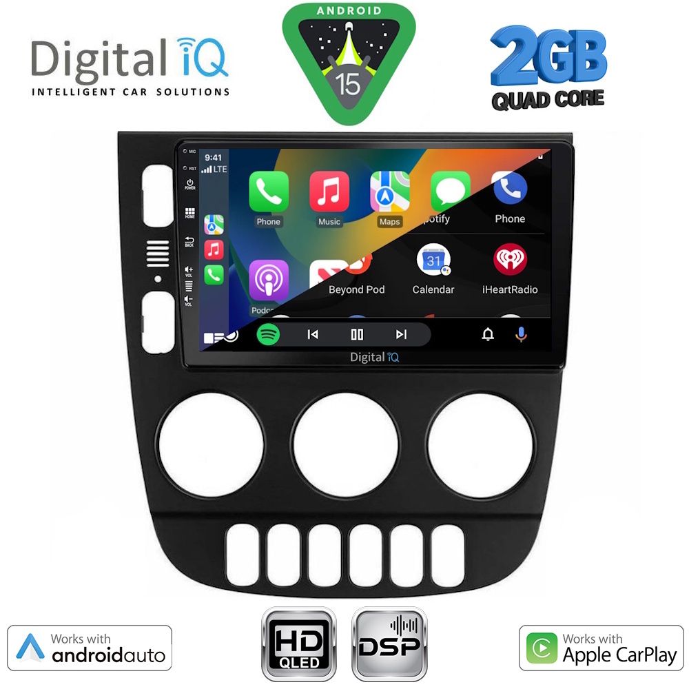 DIGITAL IQ BXC 3413_CPAA (9inc) MULTIMEDIA TABLET for MERCEDES ML (W163) mod. 2002-2005 DIGITAL IQ BXC 3413_CPAA (9inc) MULTIMEDIA TABLET for MERCEDES ML (W163) mod. 2002-2005