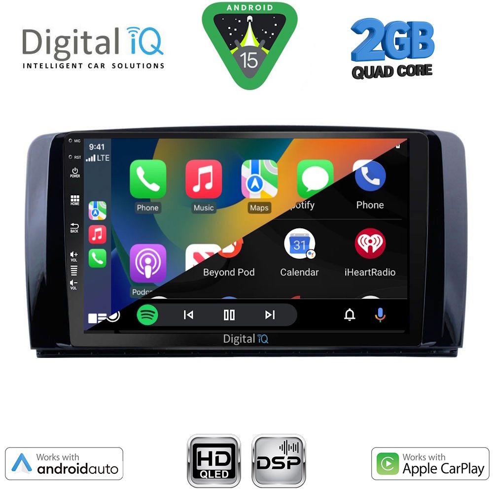 DIGITAL IQ BXC 3422_CPAA (9inc) MULTIMEDIA TABLET for MERCEDES R (W251) mod. 2006-2015 DIGITAL IQ BXC 3422_CPAA (9inc) MULTIMEDIA TABLET for MERCEDES R (W251) mod. 2006-2015