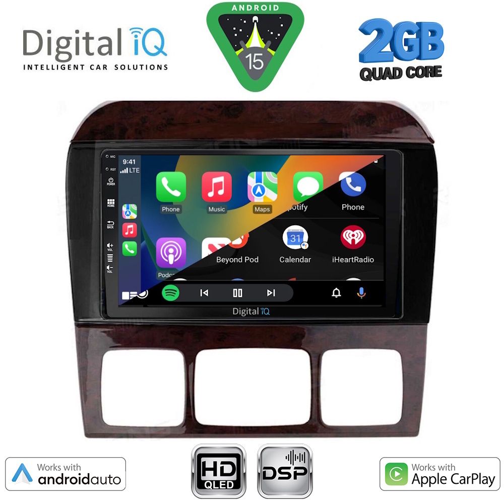 DIGITAL IQ BXC 3426_CPAA (9inc) MULTIMEDIA TABLET for MERCEDES S W220 mod. 1998-2005 DIGITAL IQ BXC 3426_CPAA (9inc) MULTIMEDIA TABLET for MERCEDES S W220 mod. 1998-2005