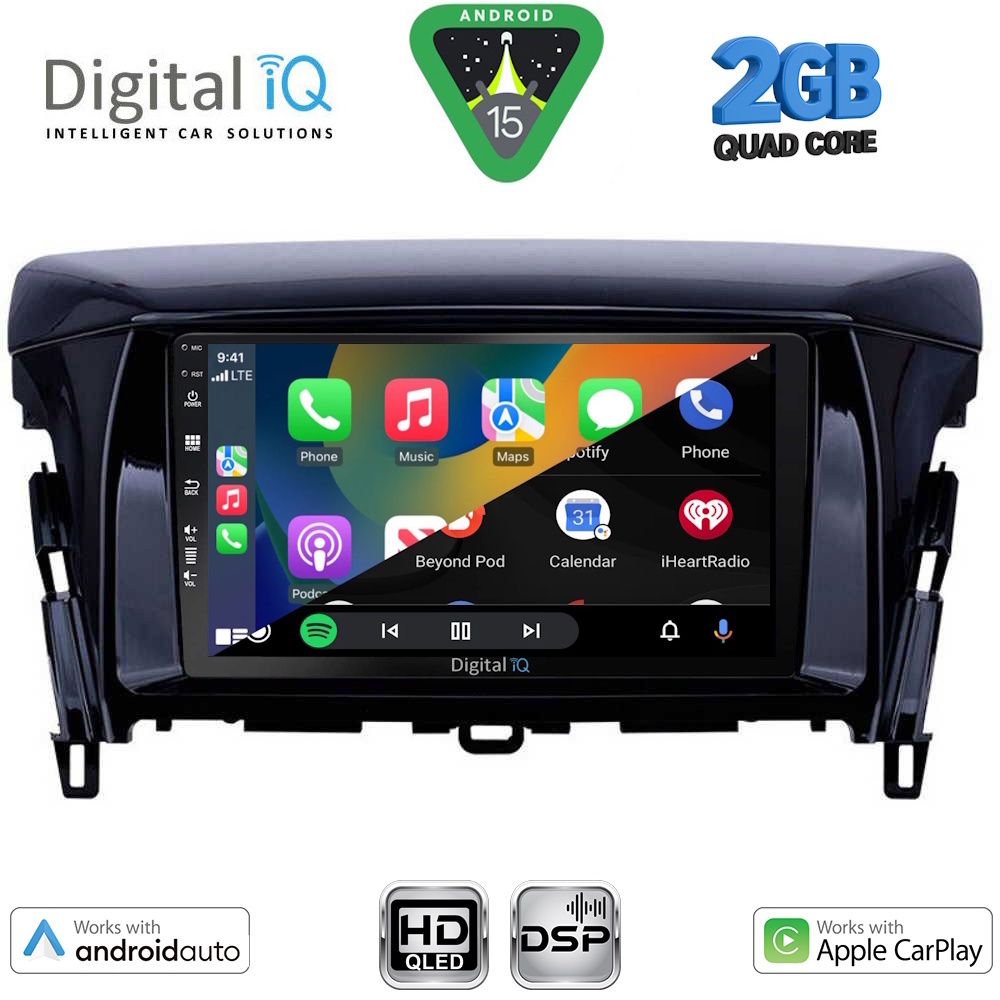DIGITAL IQ BXC 3432_CPAA (9inc) MULTIMEDIA TABLET for MITSUBISHI ECLIPSE CROSS mod. 2018-2026 DIGITAL IQ BXC 3432_CPAA (9inc) MULTIMEDIA TABLET for MITSUBISHI ECLIPSE CROSS mod. 2018-2026