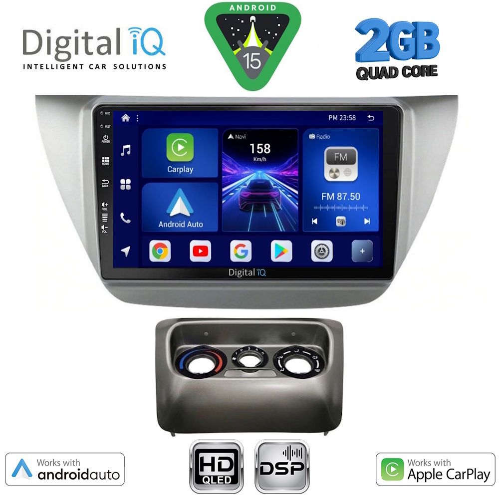 DIGITAL IQ BXC 3433_CPAA (9inc) MULTIMEDIA TABLET for MITSUBISHI LANCER mod. 2000-2007 DIGITAL IQ BXC 3433_CPAA (9inc) MULTIMEDIA TABLET for MITSUBISHI LANCER mod. 2000-2007