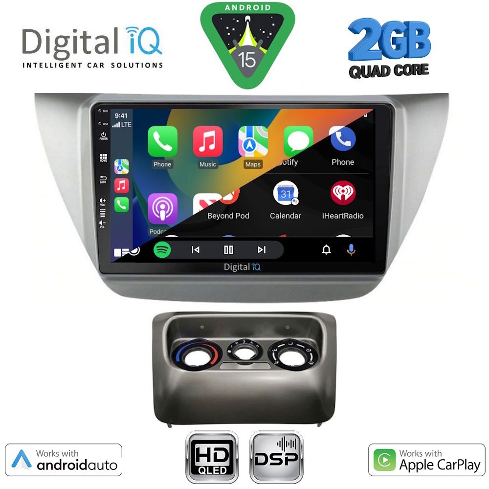 DIGITAL IQ BXC 3433_CPAA (9inc) MULTIMEDIA TABLET for MITSUBISHI LANCER mod. 2000-2007 DIGITAL IQ BXC 3433_CPAA (9inc) MULTIMEDIA TABLET for MITSUBISHI LANCER mod. 2000-2007