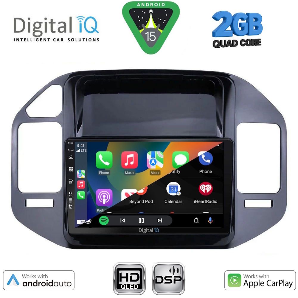 DIGITAL IQ BXC 3444_CPAA (9inc) MULTIMEDIA TABLET for MITSUBISHI PAJERO mod. 1999-2006 DIGITAL IQ BXC 3444_CPAA (9inc) MULTIMEDIA TABLET for MITSUBISHI PAJERO mod. 1999-2006